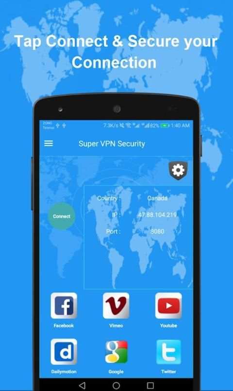 Super VPN Security - Virtual VPN Client screenshot 5