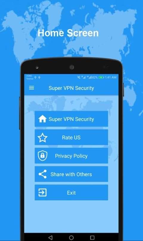 Super VPN Security - Virtual VPN Client screenshot 3