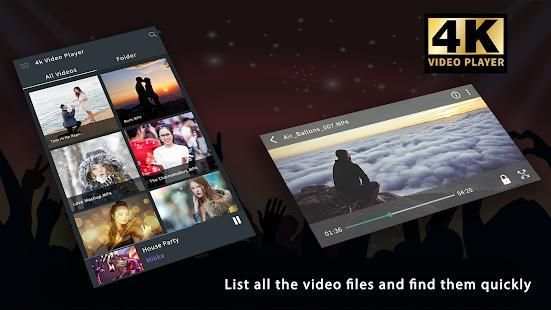 4k HD Video Player स्क्रीनशॉट 3