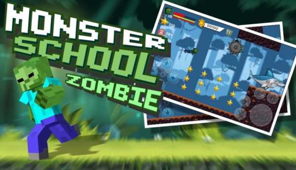 Monster School Zombie Adventure screenshot 1
