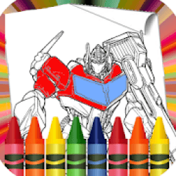 ikon Robot Transform Coloring Pages games free