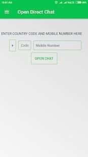 Open Direct Chat for whats स्क्रीनशॉट 1