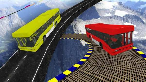 Mustahil Bus Sky High Tracks Driving Simulator screenshot 1