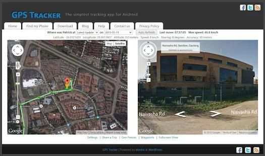 GPS Tracker For Android स्क्रीनशॉट 8