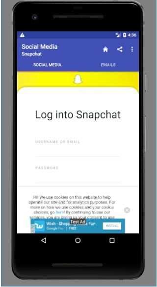 Popular Social media and Emails screenshot 3