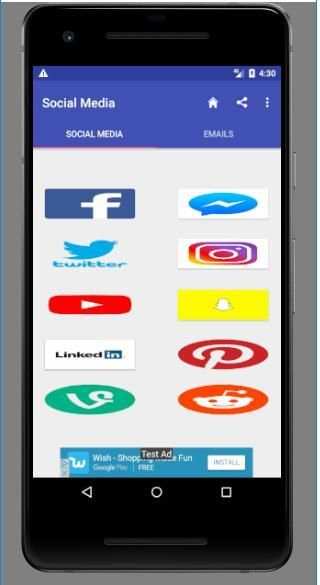 Popular Social media and Emails screenshot 7