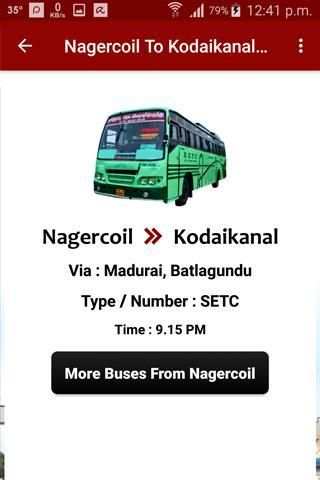 Nagercoil Bus Info screenshot 3