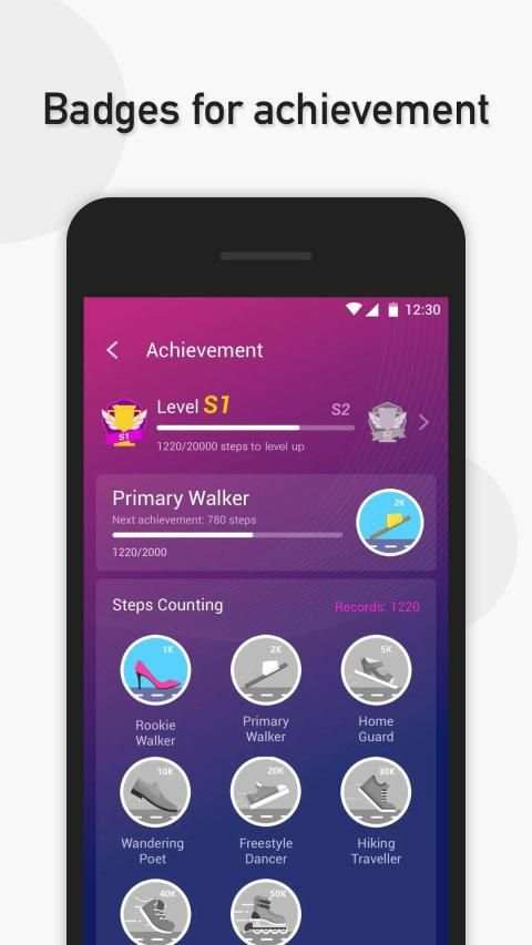 Step Counter - Pedometer free screenshot 3