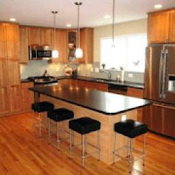 wooden kitchen interior design