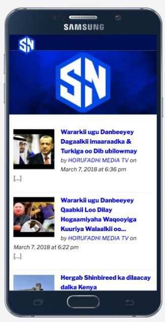 Somali News screenshot 1