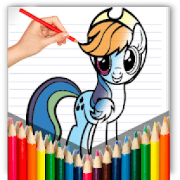 ikon pony coloring pages - MLP