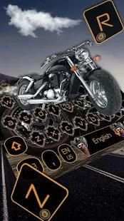 Motorcycle Driving Keyboard Theme screenshot 3