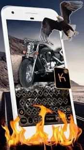 Motorcycle Driving Keyboard Theme screenshot 1
