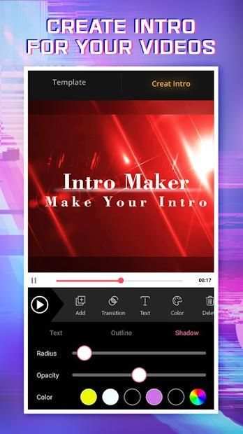 Intro Maker - Video Editor For Youtube screenshot 5