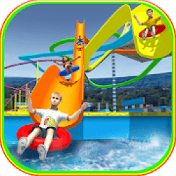 ikon Water Slide Rush Racing Water Park Game