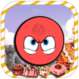 ikon Angry Red Ball Game