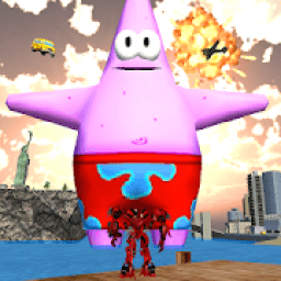 ikon Monster Star vs Robot Flying Car