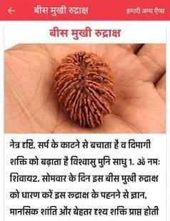 रुद्राक्ष के फायदे- Uses of Rudraksha screenshot 2
