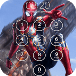 iron spider suit wallpaper lock आइकन