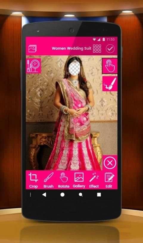 Women wedding photo suit | photo editor screenshot 2