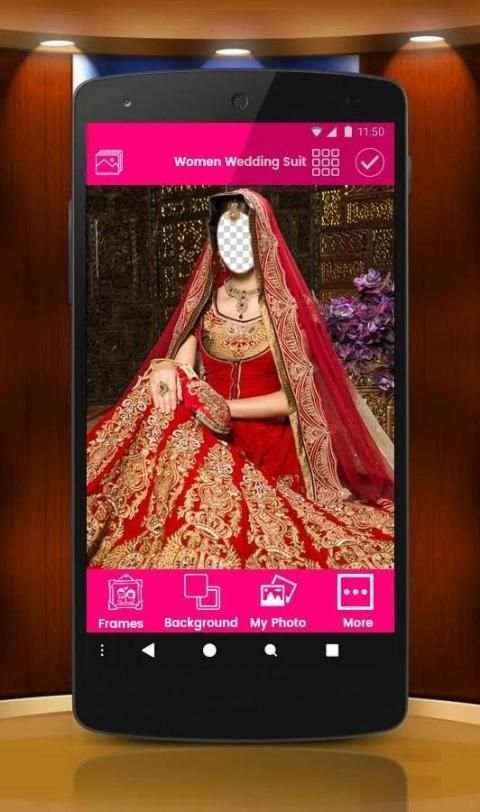 Women wedding photo suit | photo editor screenshot 4