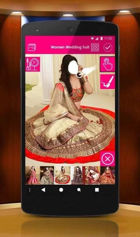 Women wedding photo suit | photo editor screenshot 3