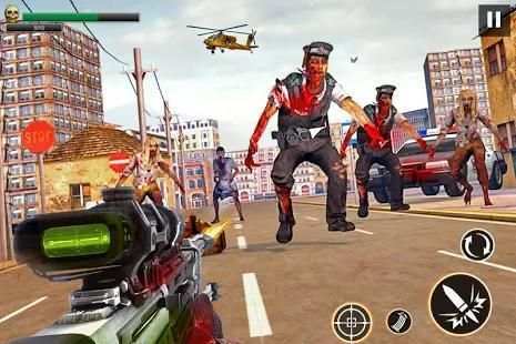 Zombie Trigger Sniper Hunter Shooting Strike Game screenshot 2