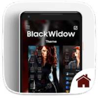 Black Widow Theme For Computer Launcher on 9Apps