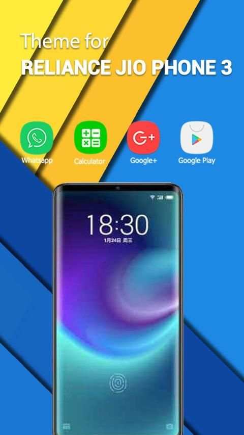 Themes For Reliance Jio Phone 3 Launcher 2020 स्क्रीनशॉट 4