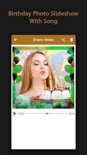 Birthaday Photo Slideshow With Song स्क्रीनशॉट 2