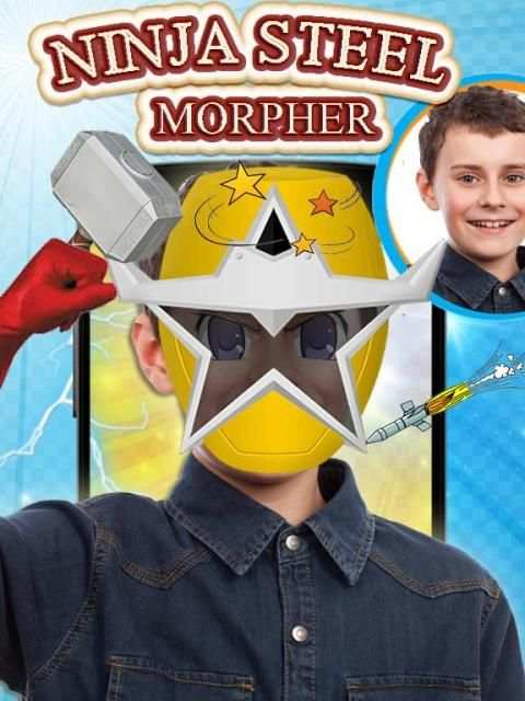 Power Rangers Super Ninja Steel Face Morpher स्क्रीनशॉट 5