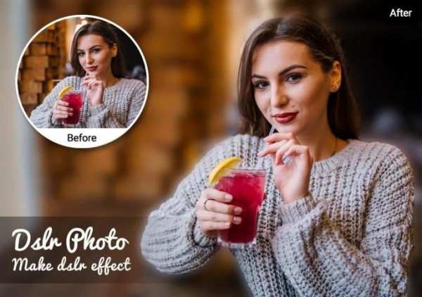 DSLR Camera : Blur Background Camera screenshot 1