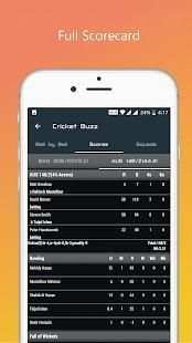 Cricket Buzz Live Line (Faster than TV) स्क्रीनशॉट 1