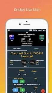 Cricket Buzz Live Line (Faster than TV) स्क्रीनशॉट 4