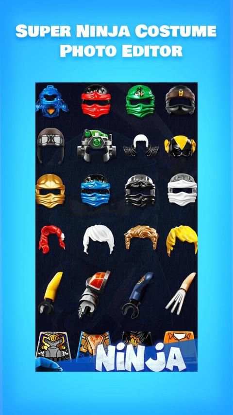 Super Ninja Costume - Construction Toys Camera screenshot 3