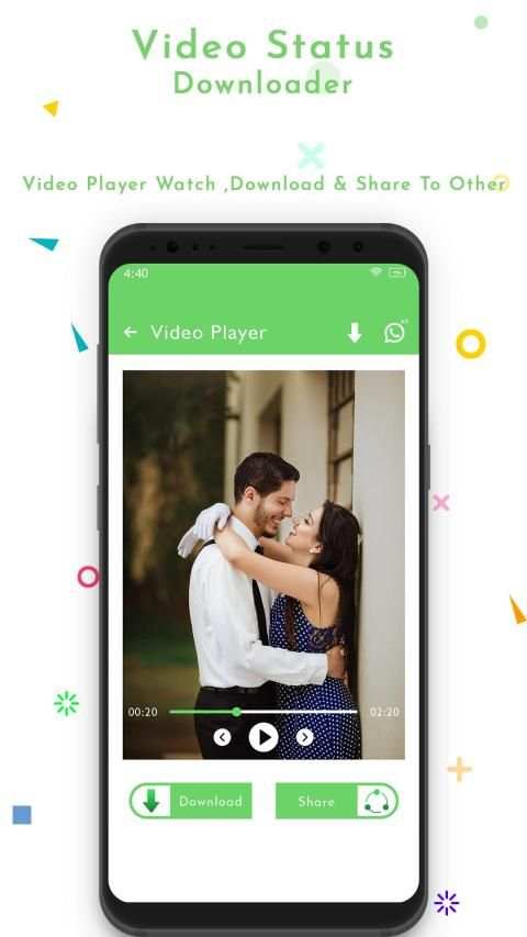 Status Saver : Status Downloader for Whatsapp स्क्रीनशॉट 1