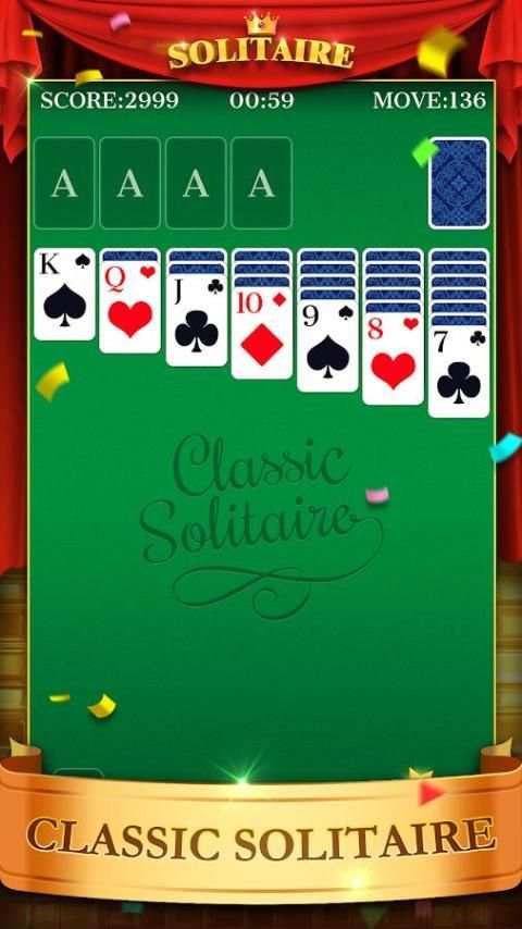 Solitaire - Beautiful Girl Themes, Funny Card Game screenshot 2