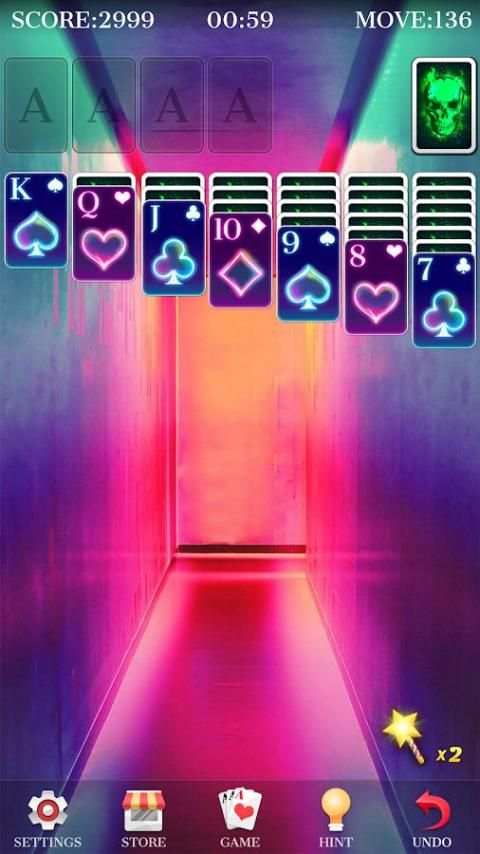 Solitaire - Beautiful Girl Themes, Funny Card Game screenshot 1