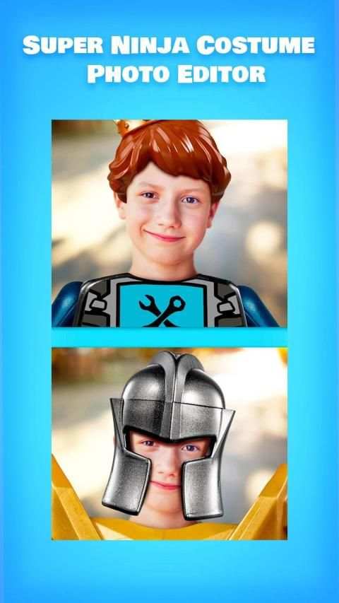 Super Ninja Costume - Construction Toys Camera screenshot 4