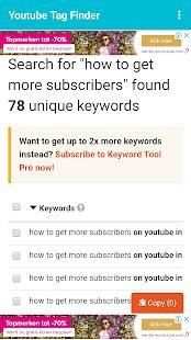 Youtube Tag/Keyword Finder screenshot 3