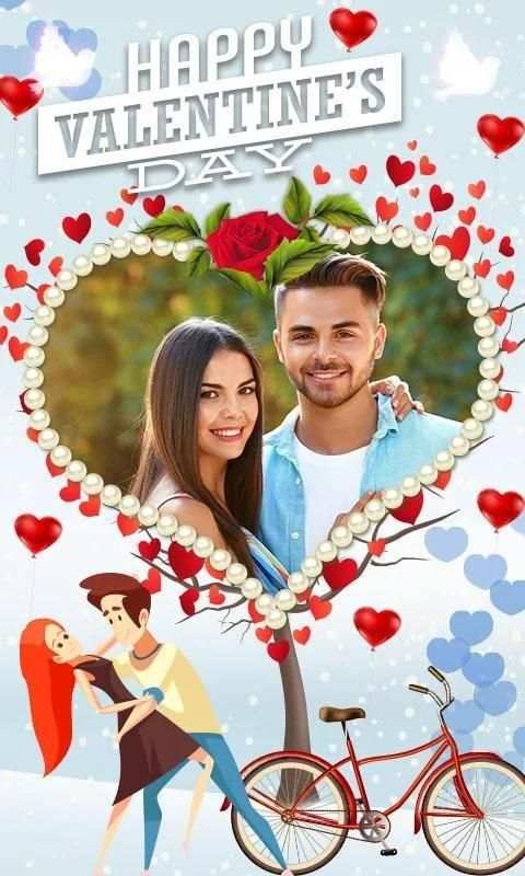 Happy Valentines Day Photo Frames स्क्रीनशॉट 5