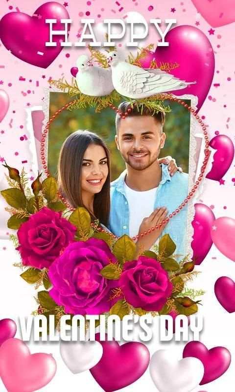 Happy Valentines Day Photo Frames स्क्रीनशॉट 2