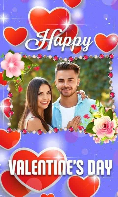Happy Valentines Day Photo Frames स्क्रीनशॉट 1
