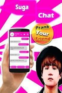 Fake Chat with Suga screenshot 1