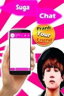 Fake Chat with Suga screenshot 2