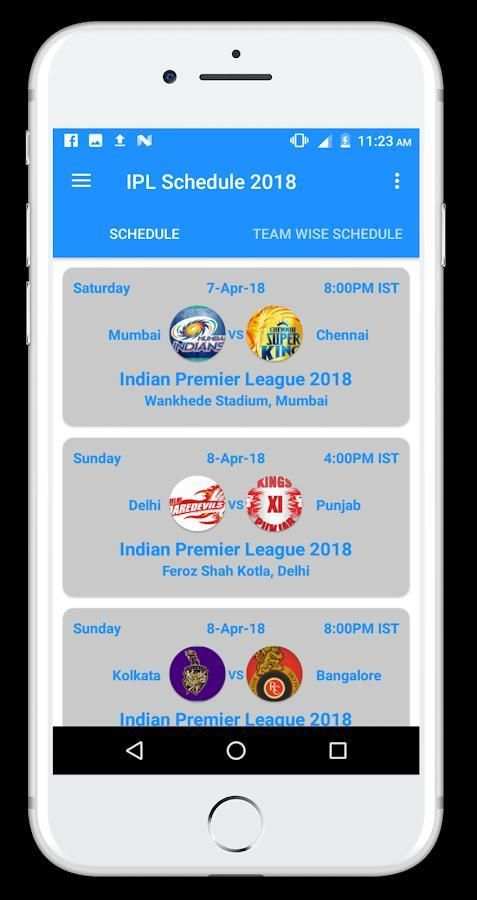 Cricket IPL 2018 Auction schedule Teams all info screenshot 6