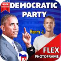 Democratic Party USA Flex maker & Photo Frames on 9Apps