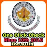One click Check Rajasthan Board 10th 2018 Result