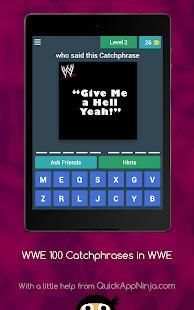 Catchphrases in The WWE screenshot 12