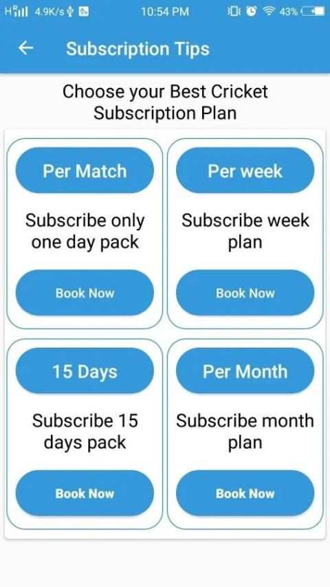 Cricket Betting Tips screenshot 1